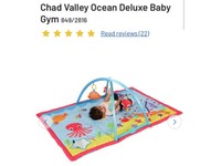 chad valley ocean deluxe baby gym